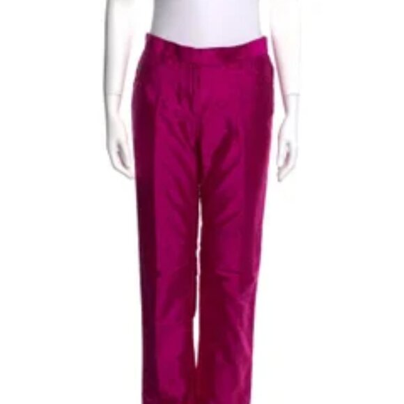 Vintage Dolce & Gabbana Pink Silk Pants - Picture 1 of 6